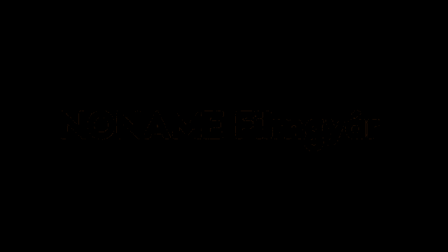 a black background with the words noname filmgyar in yellow letters