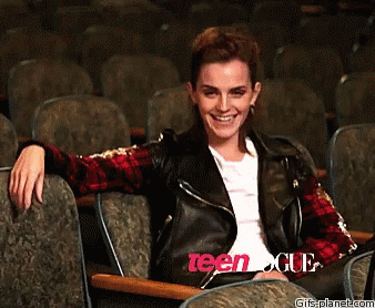Smiling Tongues Out GIF - Smiling Tongues Out Emma Watson GIFs