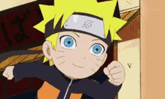 a close up of a cartoon character with a headband on his head