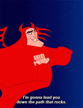 Giving Friends Advice Like GIF - Emperors New Groove Path That Rocks Devil GIFs