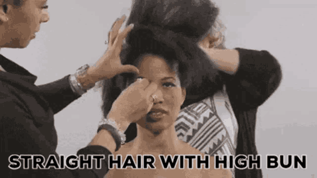 Straight Hair Indique Hair GIF - Straight Hair Indique Hair Celebrity Hairstylist GIFs