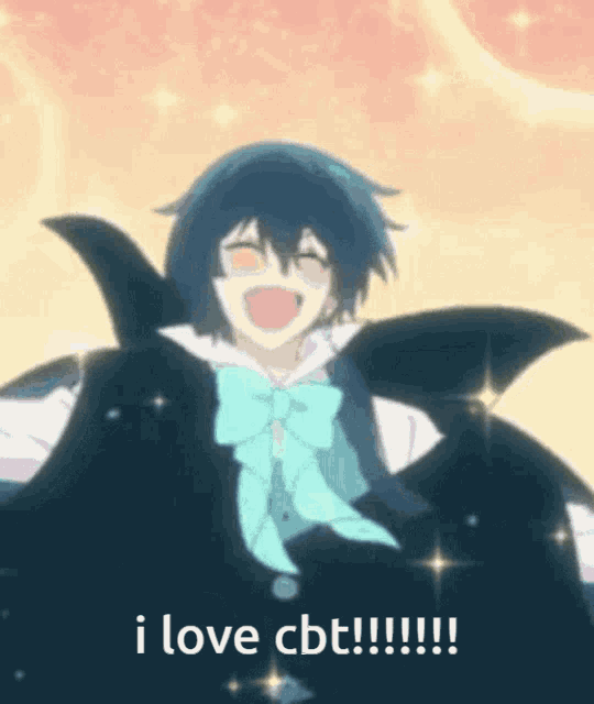 a picture of a boy with the words i love cbt on it