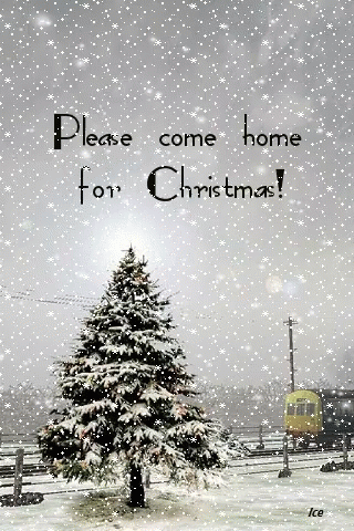 Home For Christmas Christmas Snow GIF