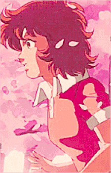 a cartoon drawing of a girl with short hair
