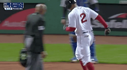 Boston Red Sox Xander Bogaerts GIF - Boston Red Sox Xander Bogaerts Running GIFs