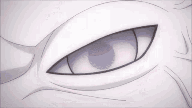 a close up of a person 's pink eye with a circle in the middle .
