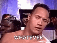 Whatever The Rock GIF - Whatever The Rock Dwayne Johnson GIFs