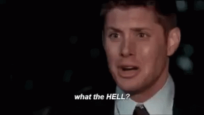 Supernatural What The Hell GIF - Supernatural What The Hell Shocked GIFs