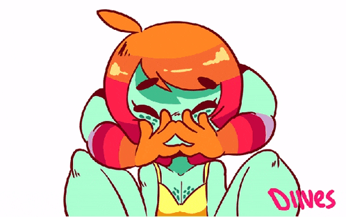 a cartoon drawing of a girl with the name dunes written on the bottom