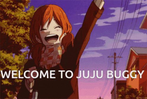Jujus Buggy Waving GIF - Jujus Buggy Waving Anime GIFs