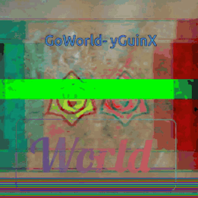 a picture of a star with a face and the words goworld-yguinx on the bottom