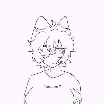 a black and white drawing of a cat eating a piece of food
