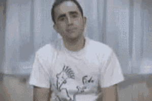 a blurred image of a person 's face with a few lights coming out of it
