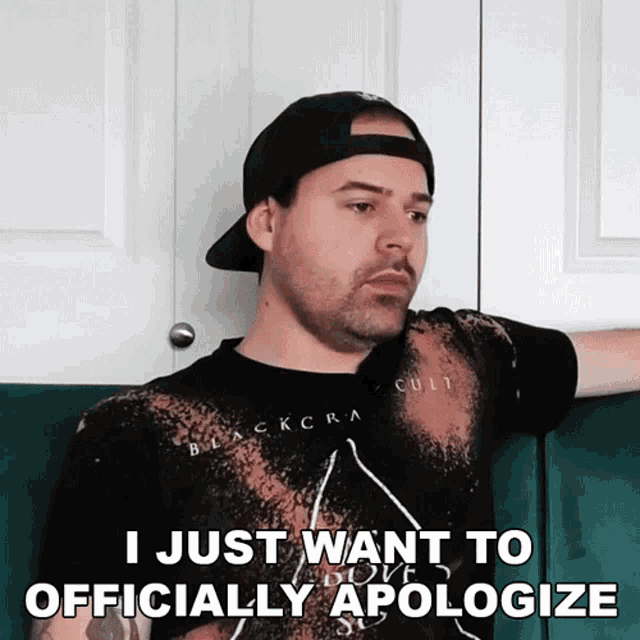 I Just Want To Officially Apologize Jared Dines GIF - I Just Want To Officially Apologize Jared Dines I Want To Officially Say Sorry GIFs