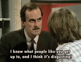 John Cleese Basil Fawlty GIF - John Cleese Basil Fawlty Fawlty Towers GIFs