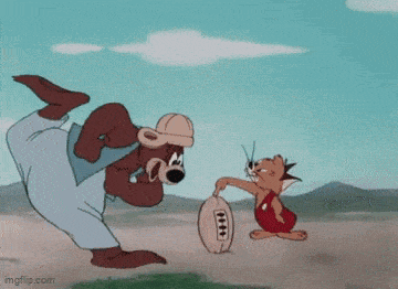 a cartoon of a bear walking in the desert