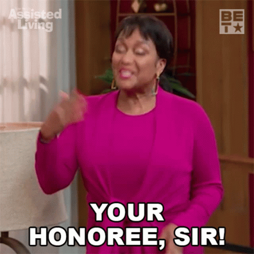 Your Honoree Sir Marilyn Wynfield GIF - Your Honoree Sir Marilyn Wynfield Assisted Living GIFs
