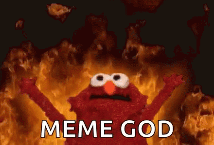 Fire Meme God GIF - Fire Meme God Elmo GIFs