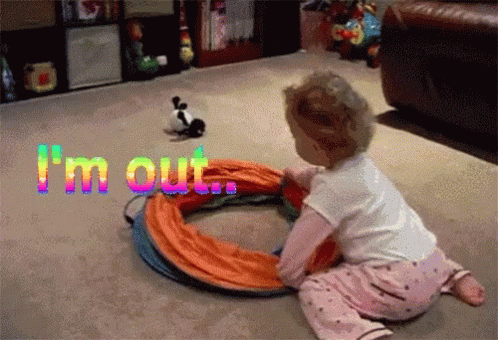 Im Out Rainbow GIF - Im Out Rainbow This Is The Worst GIFs