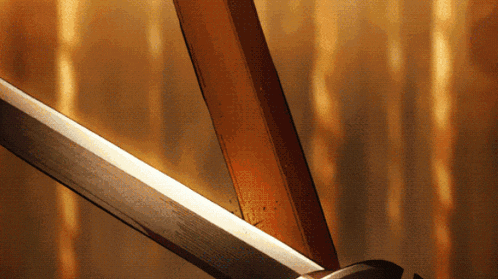a pair of scissors with one blade missing