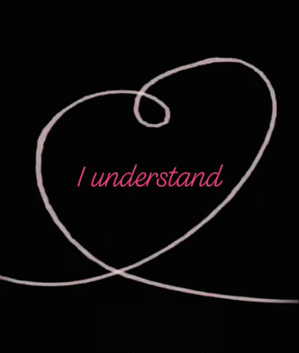 I Understand Heart GIF