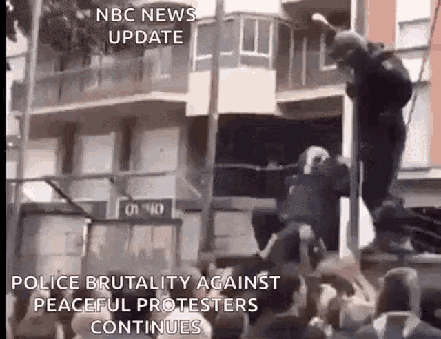 Police Brutality Peaceful Portesters GIF - Police Brutality Peaceful Portesters Nbc News GIFs
