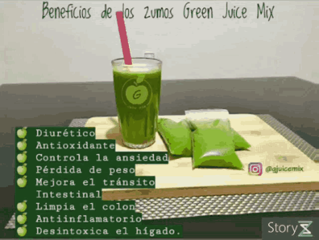 Juice Mix Green Mix GIF - Juice Mix Green Mix Ingredients GIFs