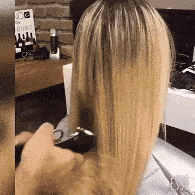 Woman Haircut GIF