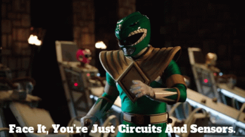 Power Rangers Green Ranger GIF - Power Rangers Green Ranger Face It Youre Just Circuits And Sensors GIFs