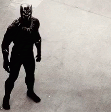 Black Panther Run GIF - Black Panther Run Civil War GIFs
