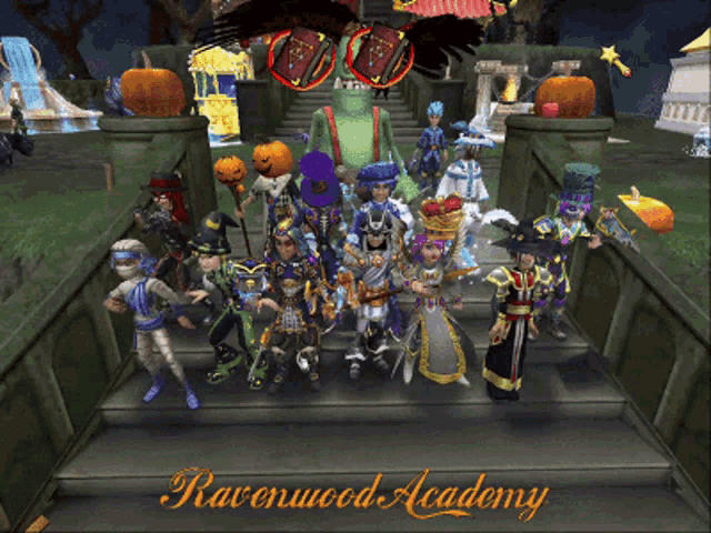 Wizard101 Ravenwood Academy GIF - Wizard101 Ravenwood Academy Ravenwood Party GIFs