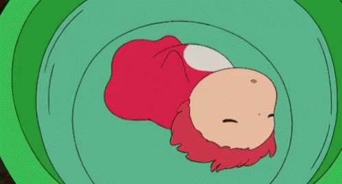 Sleepy Ponyo GIF - Sleepy Sleep Ponyo GIFs
