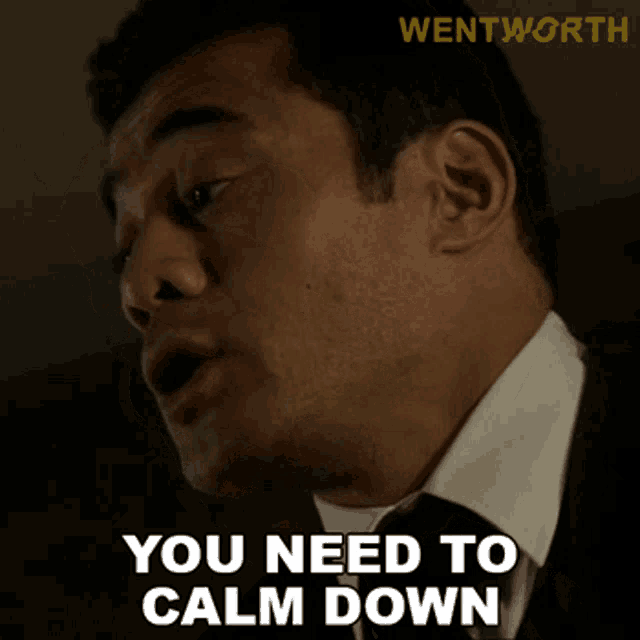 You Need To Calm Down Will Jackson GIF - You Need To Calm Down Will Jackson Wentworth GIFs