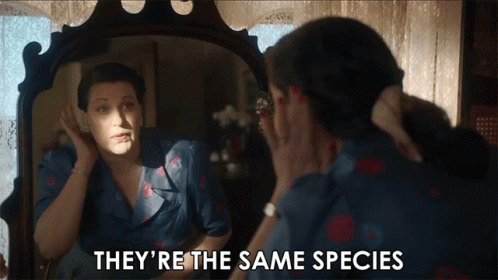 Theyre The Same Species Alma Fillcot GIF - Theyre The Same Species Alma Fillcot Allison Tolman GIFs
