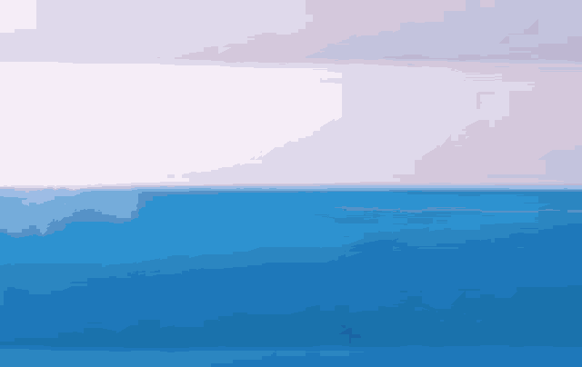 a blue and white striped wall with a blue and white stripe on the bottom .