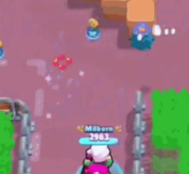 a cartoon character is flying through the air in a video game while holding a gun .