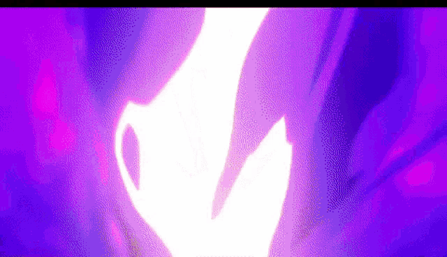 a purple and pink background with a white flame coming out of it .