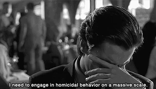 Patrick Bateman American Psycho GIF