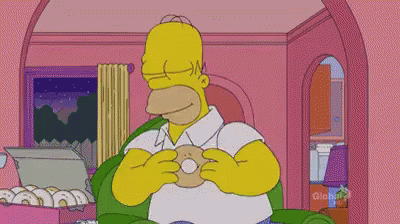 Homer Shooting Up Donuts - The Simpsons GIF - The Simpsons Donut Shooting Up GIFs