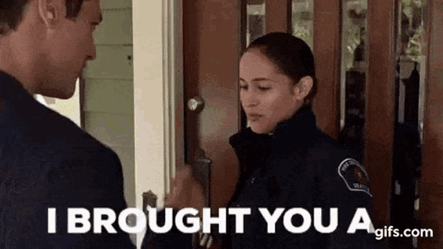 Station19 Ryan Tanner GIF - Station19 Ryan Tanner I Brought You A Good Luck Charm GIFs