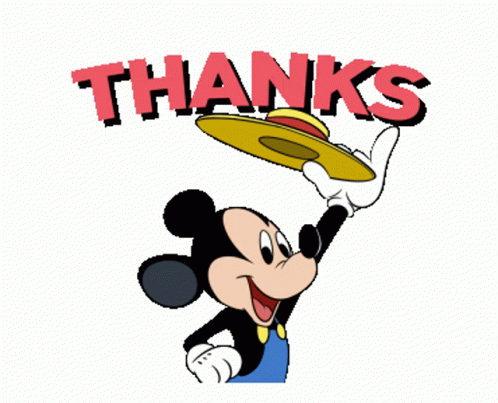 Thanks Mickey Mouse GIF - Thanks Mickey Mouse Thank You GIFs