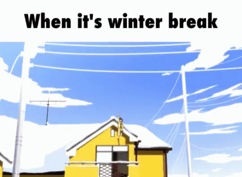 Winter Break Excited GIF - Winter Break Excited Anime GIFs