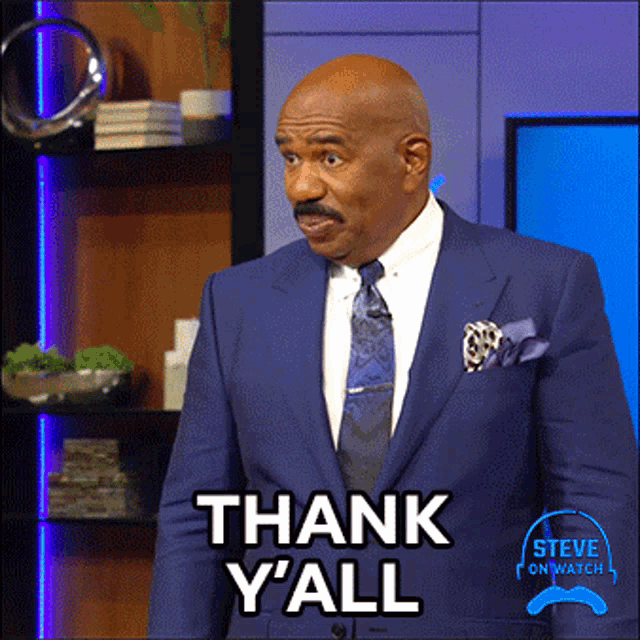 Thank Yall For Coming Steve Harvey GIF - Thank Yall For Coming Steve Harvey Steve On Watch GIFs