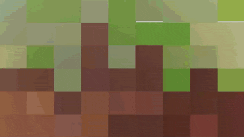a pixelated image of a tree with a white border