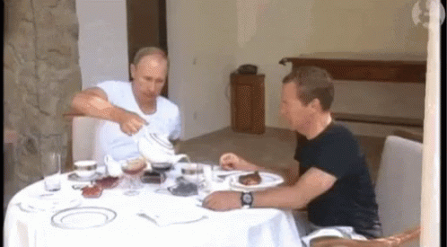 Putin Naz GIF - Putin Naz Tea GIFs