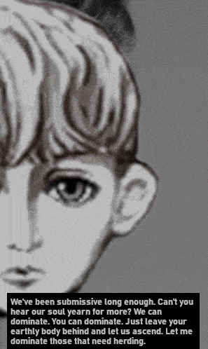 a black and white drawing of a child with a quote below it