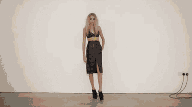 Cara Delevingne Changing Clothes GIF