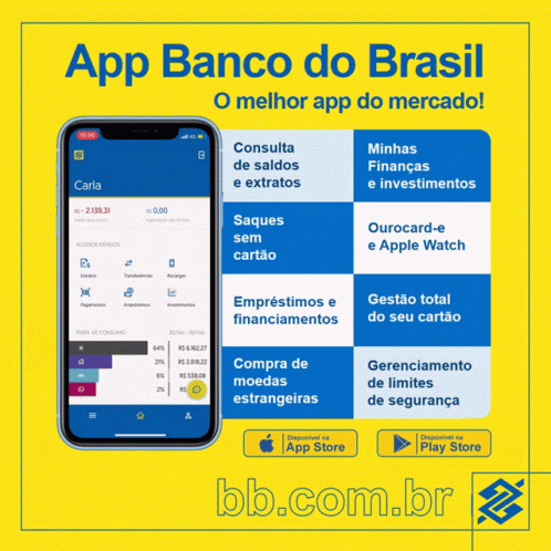 App Banco Do Brasil Bb GIF