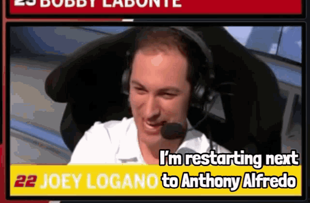 Joey Logano Anthony Alfredo GIF - Joey Logano Anthony Alfredo Nascar GIFs