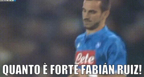 Fabian Ruiz Ssc Napoli Quanto è Forte Calciatore Serie A Napoli Forza Napoli Sempre GIF - Fabian Ruiz Ssc Napoli Soccer GIFs